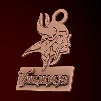 NFL Minnesota Vikings Keychan Logo Printable