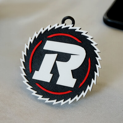 Ottawa Redblacks Keychain Badge Color Printable