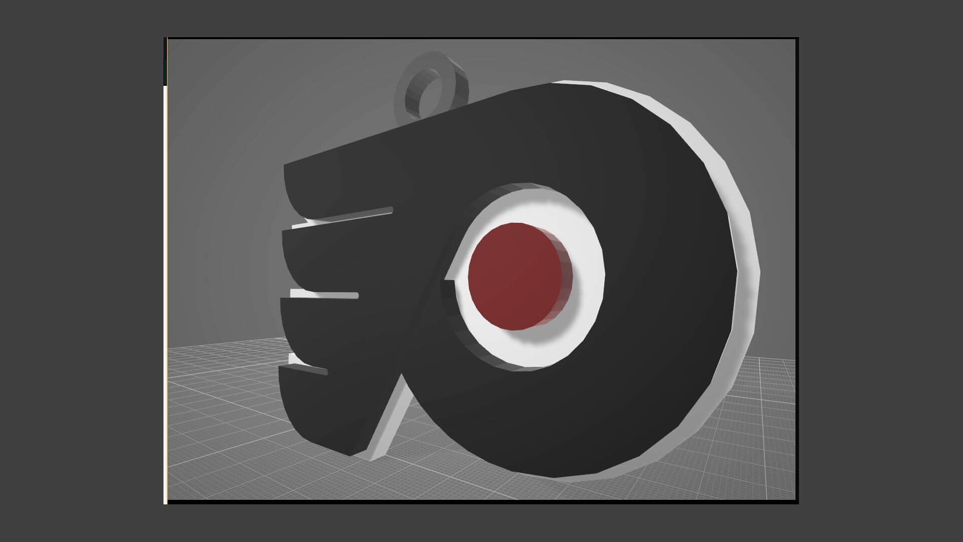 Philadelphia Flyers Logo Shield Printable and Renderable Key - 3D Print ...