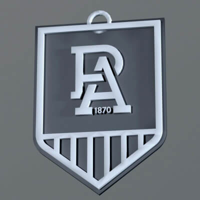 Port Adelaide Printable and Renderable Badge