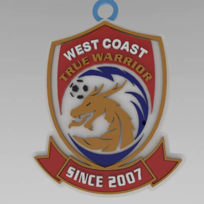 Qingdao West Coast Logo Team Printable and Renderable