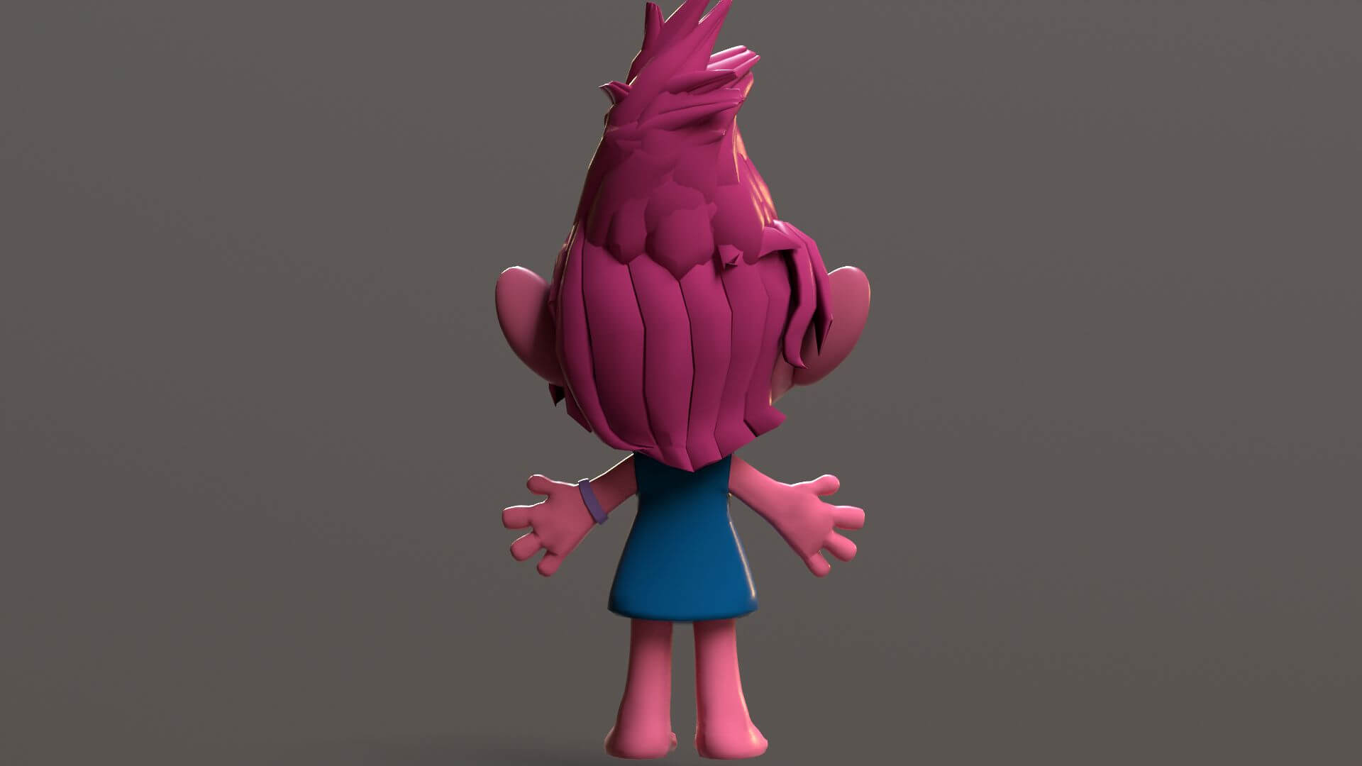Queen Poppy PBR Animated - 3D Model by danyelon