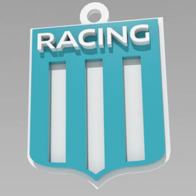 Racing Coaster and Keychan Printable and PBR