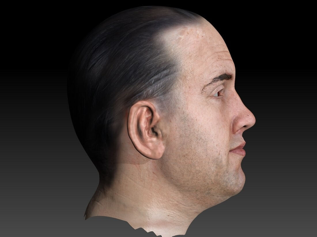 Realistic Male Head - 3D Model by danyelon