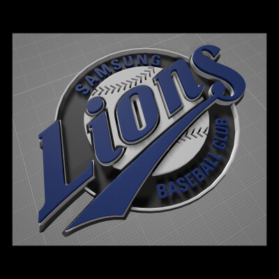 Samsung Lions Printable Keychan Logo Shield