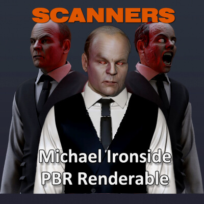 Scanners 1981 Michael Ironside PBR Head