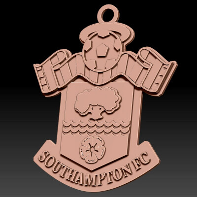 Southampton FC Keychan Logo Printable and Renderable