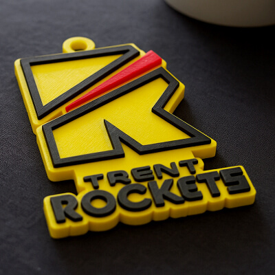 The Hundred Trent Rockets Keychain Badge Color Printable