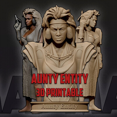 Tina Turner as Aunty Entity Printable