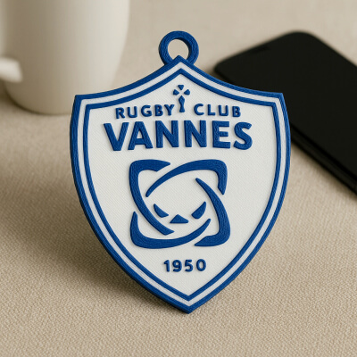 Top 14 RC Vannes Keychain Badge Color Printable