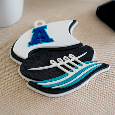 Toronto Argonauts Keychain Badge Color Printable and Render
