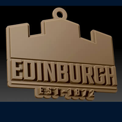 URC Edinburgh &ndash Color Printable Keychain