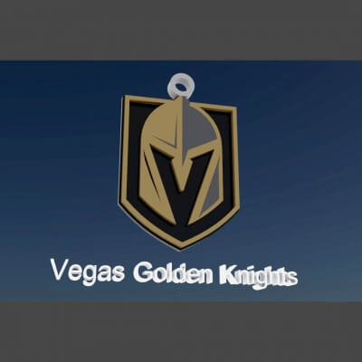 Vegas Golden Knights Logo Shield Printable and Renderable Ke