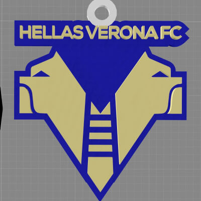 Verona Keychan Logo Printable and Renderable