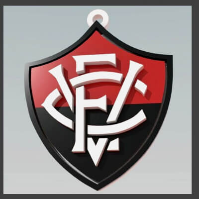 Vitoria Logo Printable and Renderable Logo Shields Keychan