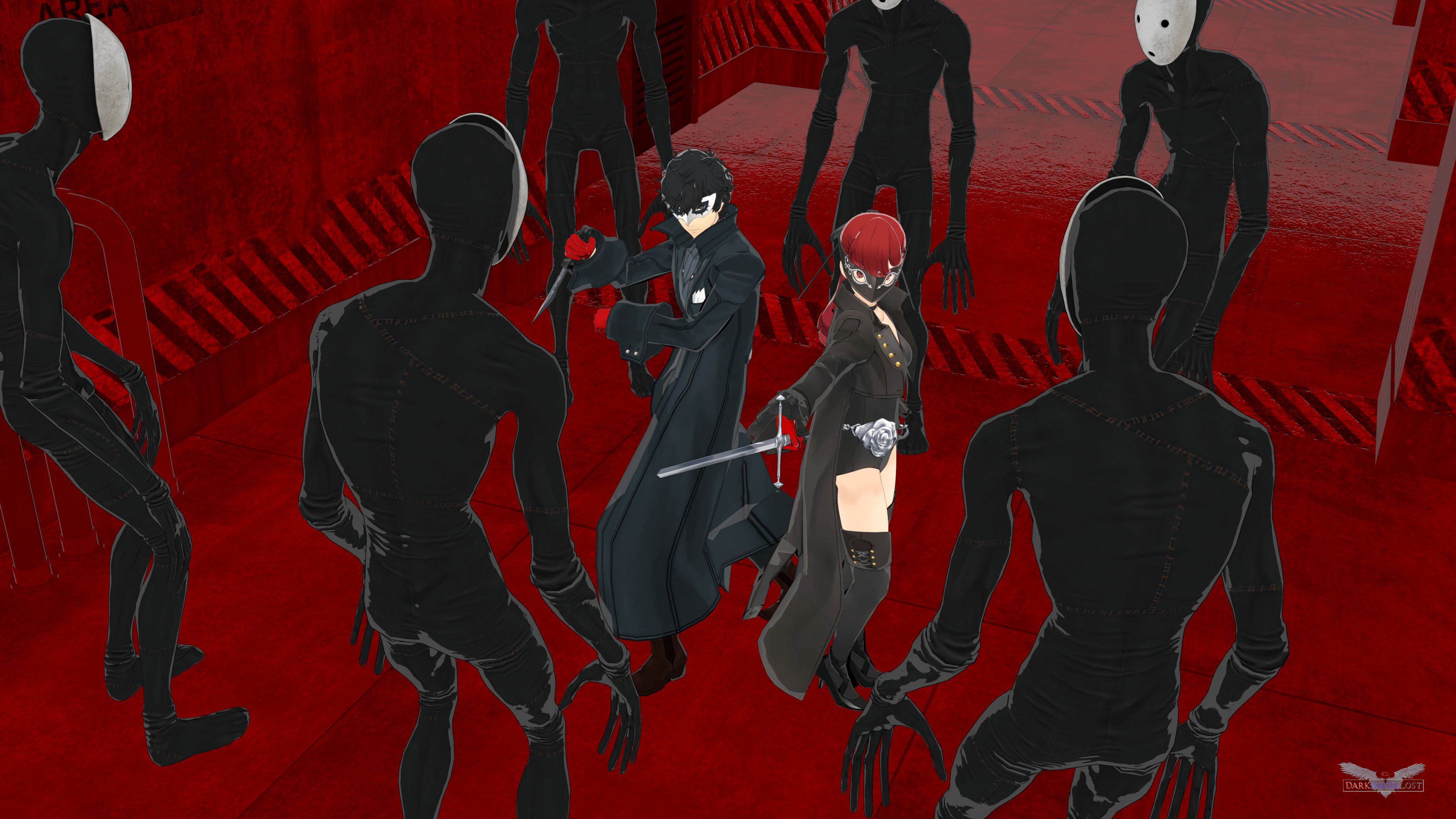 P5 Surrounded 3D Render, Digital Art by DarkAngelLost