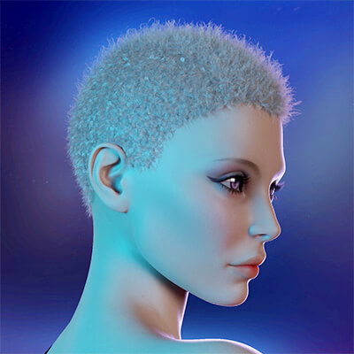 Koa Hair for Genesis 8 and 9