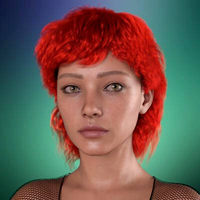 Maro Hair for G8/G9 Daz by DarkPathos