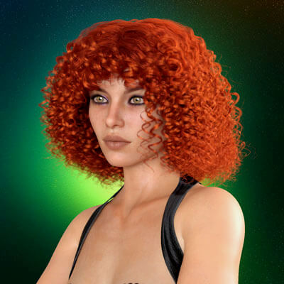 Sadie Hair for Genesis 8 and 9