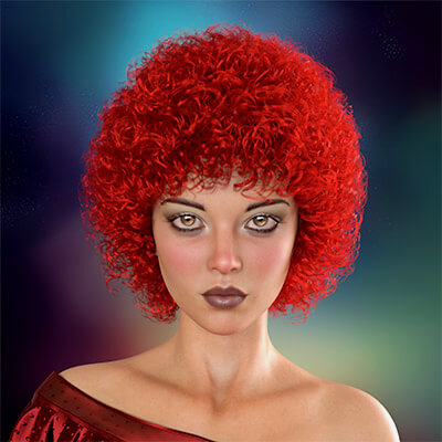 Yana Hair for Genesis 8 and 9