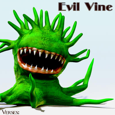 Evil Vine for Daz and Poser