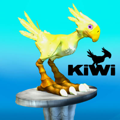 Kiwi Large Flightless Bird