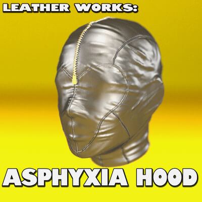 Leather Works Asphyxia Hood by Darkseal