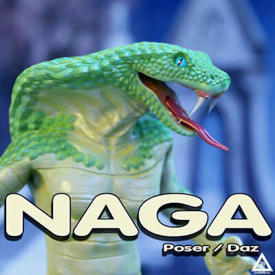 Naga for Poser and DAZ3D