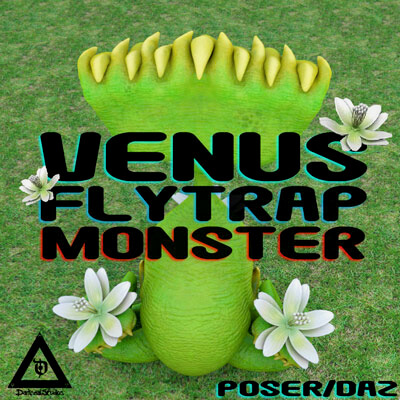 Venus Flytrap Monster for Poser and DAZ
