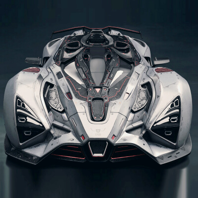 Futuristic Hypercar