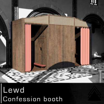 Lewd Confession Booth by DatTakko