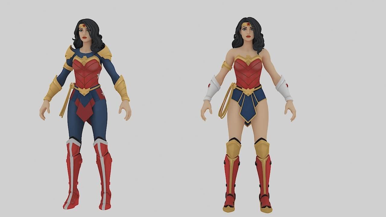 Wonder Woman 3D Model by davedtaylor