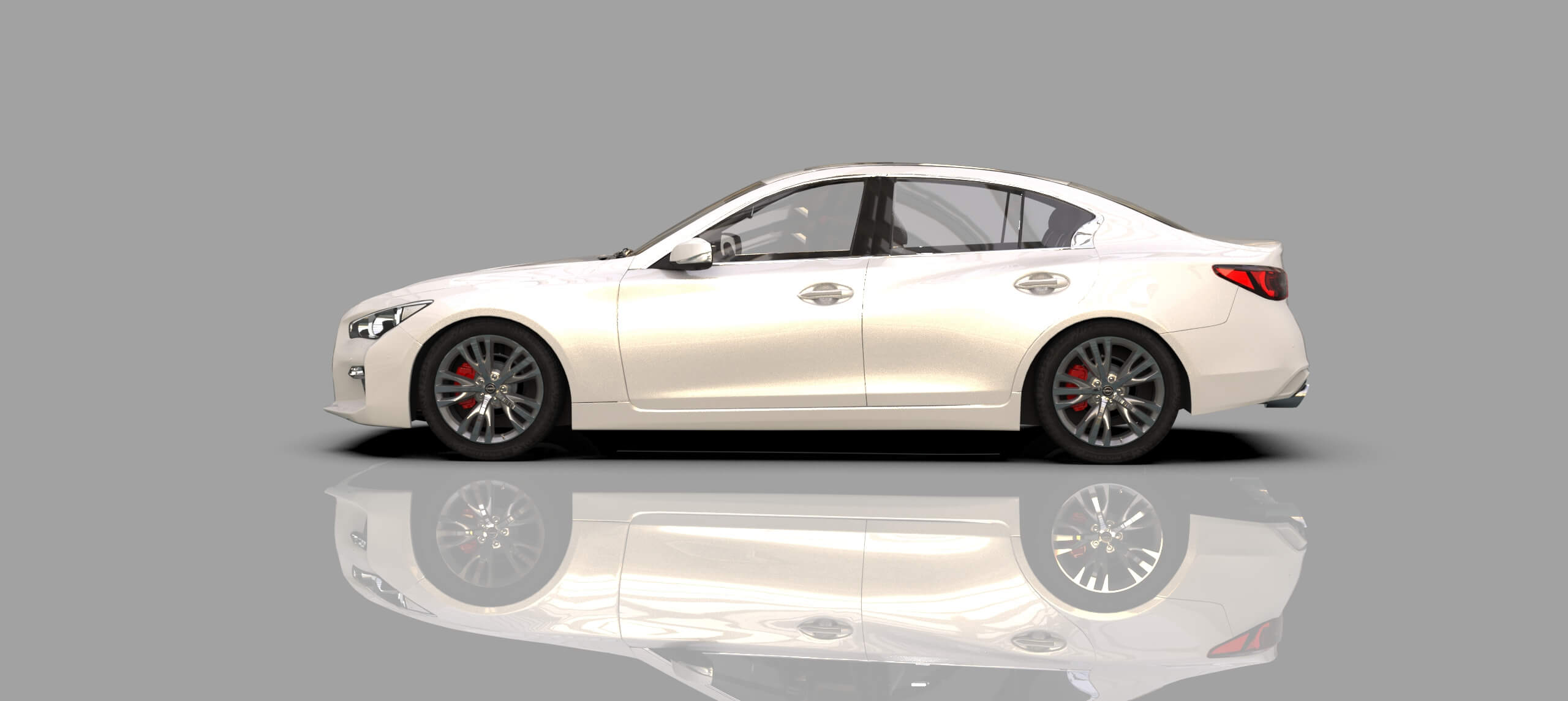 Rv37 Boot Nissan Skyline RV37 2020 HQ Interior - 3D Model by davidson