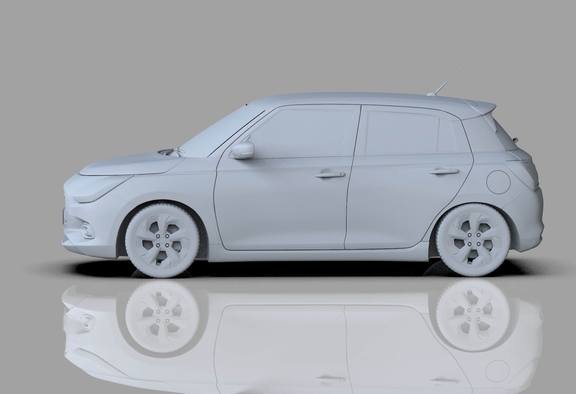 Suzuki Swift JP-Spec 2024 HQ Interior 3D Model by davidson
