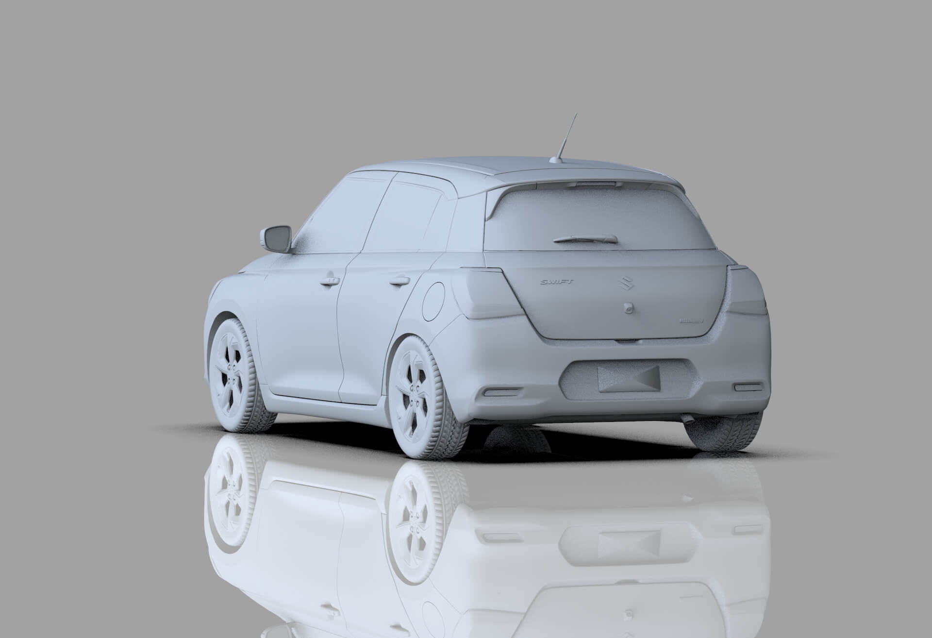 Suzuki Swift JP-Spec 2024 HQ Interior 3D Model by davidson