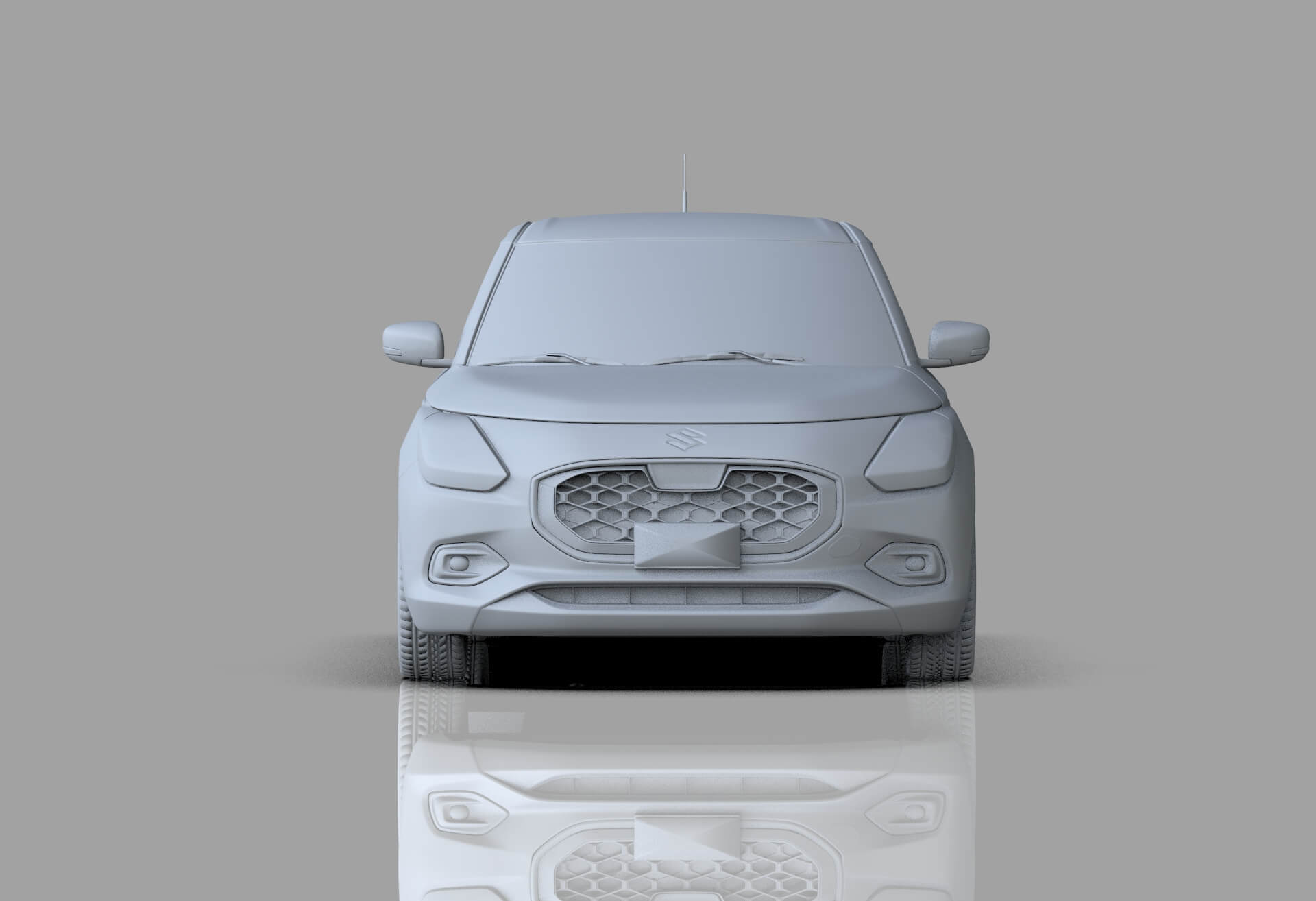 Suzuki Swift JP-Spec 2024 HQ Interior 3D Model by davidson