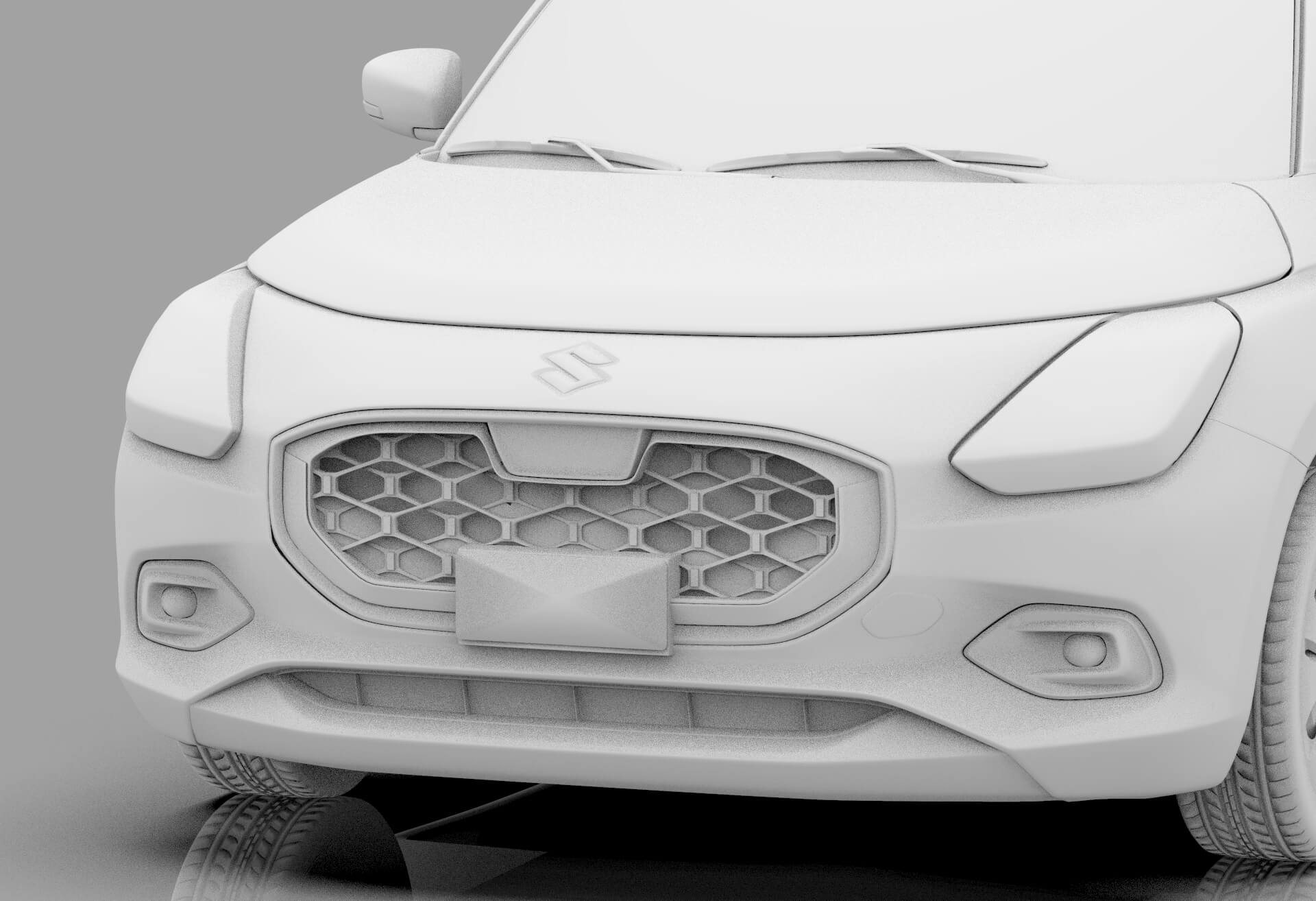 Suzuki Swift JP-Spec 2024 HQ Interior 3D Model by davidson