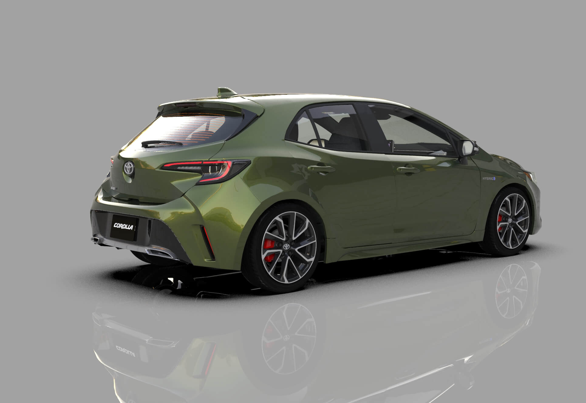 Toyota Corolla Hatchback 2020 3D Model by davidson
