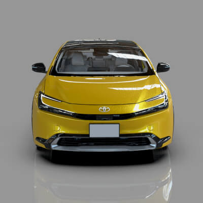 Prius Render Toyota Prius 2023 Hqinterior - 3D Model by davidson