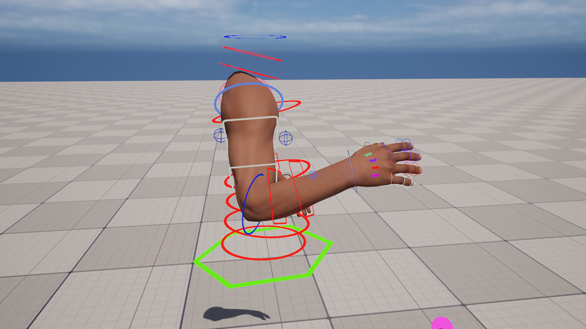 Fps Arms Reference FPS Arms 02 Rigged - 3D Model by Davlet