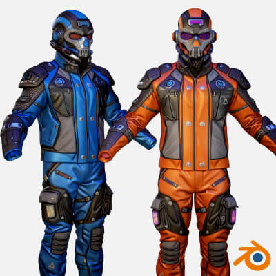 Sci-Fi Clothing Pack 02 Basic
