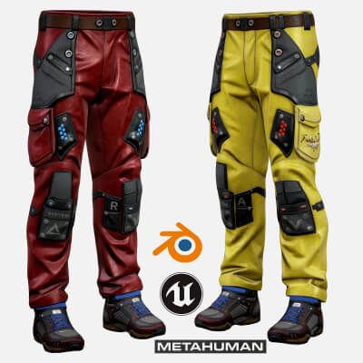 Sci-Fi Pants Sneakers p01