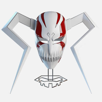 Bleach Ichigos Hollow Mask STL