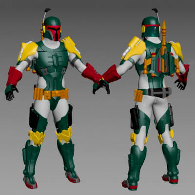 Boba Fett Star Wars Armor Stl