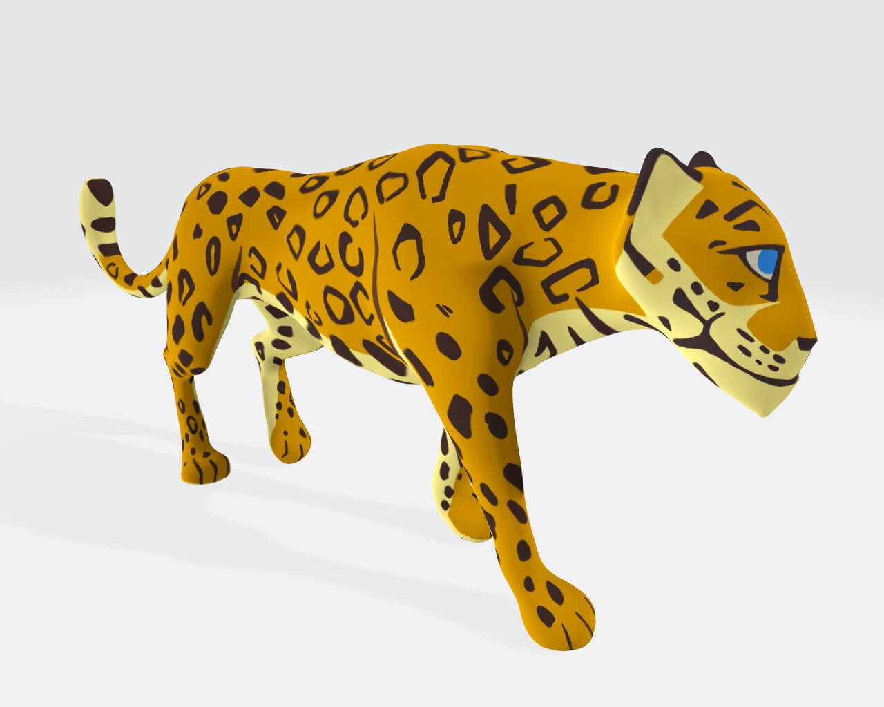 Jaguar Animal 3D Print Model by dawnhurt