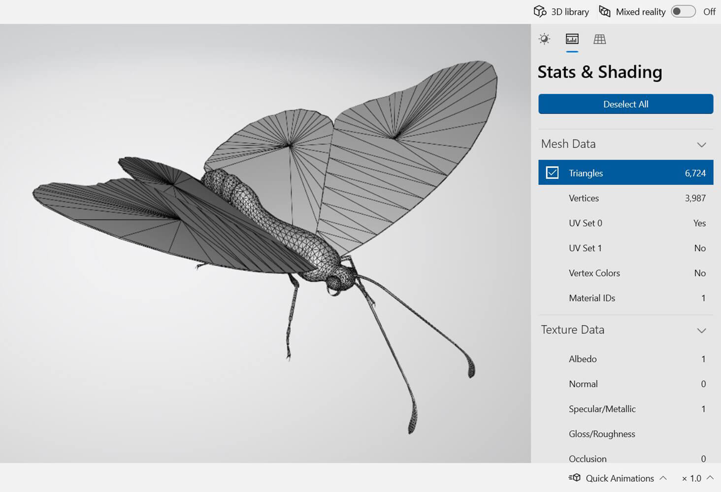 Monarch Butterfly - 3D Model by dawnhurt