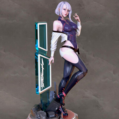 Sexy Lucy Cyberpunk Edge Runners Figure