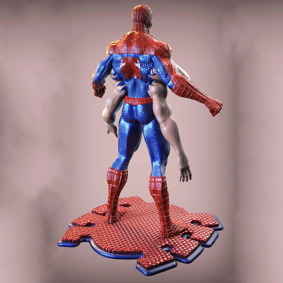 Statue Spider-Man En Bronze Cold Cast – Sideshow - Édition Limitée Collectionneur