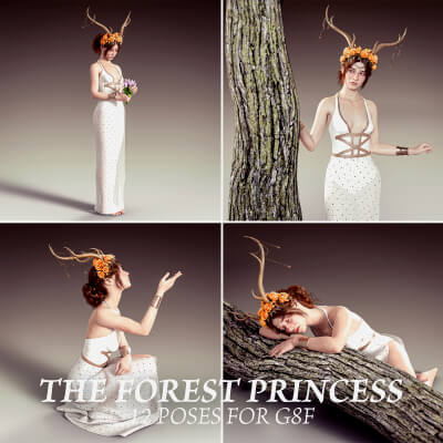 The Forest Princess Poses for G8F