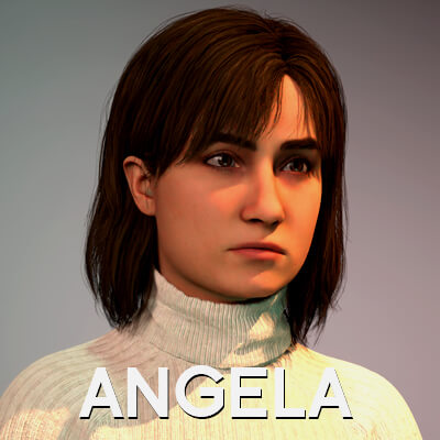 Angela Silent Hill 2 Remake DAZ Genesis 9 Female